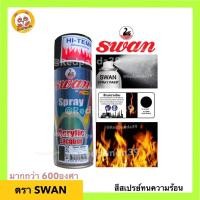 ราคา SWAN สีสเปรย์ทนความร้อนมากกว่า 600องศา สีดำ HT 312 (9593903575)