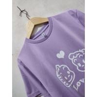 ราคา เสื้อยืด Glimmer Lilac Jersey (27435989068)