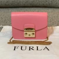 ราคา FURLA METROPOLIS Mini Crossbody Flamingo (3516222442)