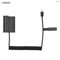 ราคา Andoer En-El15 แบตเตอรี่ Dummy Usb-C Coupler อะแดปเตอร์ Mh-25 แบตเตอรี่ Dummy Coupler พร้อมสาย Usb Type-C สําหรับ Z7 Z6 D800 D850 D810 D7200 D7100 D7500 (12916046565)