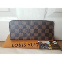 ราคา like new lv clemence wallet dc19 damier ebene แท้100% (6747164975)