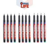 ราคา EDDING (เอ้ดดิ้ง) ปากกาเขียนแผ่นใสลบไม่ได้ 140S - 141F - 142M (จำนวน 1 ด้าม) (27484612868)