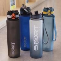 ราคา (PTE84) ขวดน้ำ ขวดน้ำขนาดใหญ่ 1ลิตร พร้อมหลอด แบบพกพา 1L ปราศจาก BPA Bottle กระบอกน้ำ ขวดน้ำพลาสติก ขวดน้ำออกกำลังกาย (20132584223)