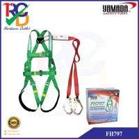 ราคา YAMADA เข็มขัดเซฟตี้แบบเต็มตัว เซตตี้ตะขอคู่ เข็มขัดนิรภัย รุ่น FH797 (4531973046)