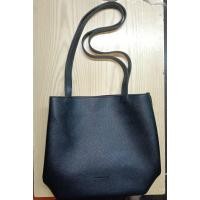 ราคา กระเป๋ามือสอง Nicole Miller หนังสีดำ Made in korea พร้อมส่ง (42102355358)