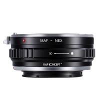 ราคา อะแดปเตอร์แนวคิด K&F สําหรับเลนส์เมาท์ Minolta AF ถึง Sony E mount NEX a5000 A7II A7R (46657750078)
