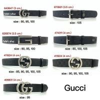 ราคา GUCCI belt 4 cm ของแท้ 100% [ส่งฟรี] (4254640341)
