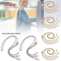 ราคา สายรัดกระเป๋าสะพายข้าง วูลฟ์ลี โซ่โลหะทดแทนปรับได้ กระเป๋าสะพายโซ่กระเป๋าเงินเงินสีทองที่ทนทาน (27483729843)