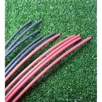 ราคา ท่อหดหุ้มสายไฟ ท่อหดหุ้มสายชาร์จ ท่อหดขนาด3มิล สี แดง-ดำ แพ็ค10เส้น (9317410445)