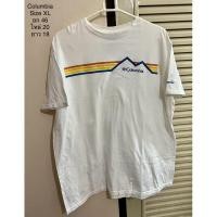 ราคา ส่งต่อ‼️เสื้อยืด Columbia แท้ % ลายสวย หายาก ขนาดตามภาพ (มือ2 สภาพดี)~ราคาออก Shop หลายพัน (25492273599)