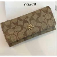 ราคา กระเป๋าสตางค์ยาว สามพับ COACH (493386002)