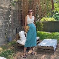 ราคา CYAN SKIRT กระโปรงเอวสูงทรงดินสอ (17624221866)