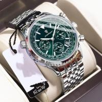 ราคา Swiss Bodaga นาฬิกาผู้ชายสไตล์ใหม่กันน้ําปฏิทิน Multi-Function Chronograph อัตโนมัติรุ่นการกําหนดค่าสูงนาฬิกาข้อมือ (50007526730)