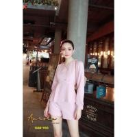 ราคา เซตเสื้อสูทแขนยาว + กางเกงขาสั้น งานป้าย xs S M L (4856834713)