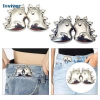 ราคา [Loviver] กางเกงยีนขายาว รัดรูป แต่งกระดุมโลหะ ทรงหลวม ปรับขนาดได้ สําหรับผู้หญิง ใส่ชุดเดรส กระโปรง กางเกงยีน (22763899480)