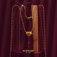 ราคา Glowly | สร้อยไข่ปลาและจี้หัวใจ | Glowabet love letters | เงินแท้ Silver 925 (43228733475)