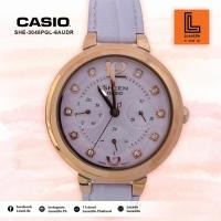 ราคา นาฬิกาข้อมือ CASIO รุ่น SHE-3048PGL-6AUDF SHEEN- นาฬิกาข้อมือผู้หญิง สีแดง/พิงค์โกล สายสแตนเลส (522726379)
