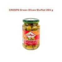 ราคา คริสโป มะกอกเขียวสอดไส้พริก 354 กรัม CRESPO Green Olives Stuffed 354 g (40202460522)