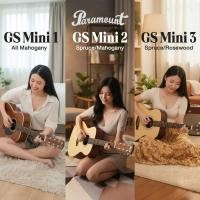 ราคา Hot กีต้าร์โปร่ง 36 นิ้ว สไตล์ Taylor GS Mini แบรนด์ Paramount GS Mini Travel Guitar (44172642858)