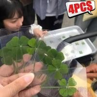 ราคา โปสการ์ดโคลเวอร์สี่ใบนําโชค - หน้าหนังสือโปร่งใสอะคริลิค - หญ้าการ์ดอวยพรโปร่งใส - ที่คั่นหนังสือสี่ใบนําโชค - สําหรับครูคนรักหนังสือนักเรี (43111663587)