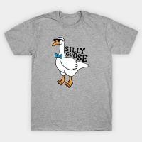 ราคา เสื้อยืด Vintage Silly Goose Wearing Sunglasses T-Shirt แท้ Cotton 100% เซ็กซี่ คอกลม สีดำ (26191406779)