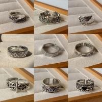 ราคา Love2self MZ1 Fashion Snake Mens Custom Open Silver Ring Series (27267644511)