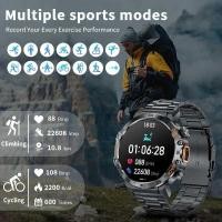 ราคา ❥ LIGE 2025 สมาร์ทนาฬิกาผู้ชาย 360*360 AMOLED Hdหน้าจอกันน้ํากีฬาฟิตเนสนาฬิกาไฟฉายผู้ชายใหม่sma (25792803960)