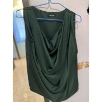 ราคา เสื้อคอถ่วง สีเขียว มือ 2 (21430484292)