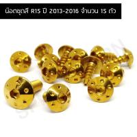 ราคา น๊อตชุดสี R15 ปี2013-2016 น๊อตใส่ชุดสีR15 ,น๊อตยึดชุดสีR15 สำหรับปี2013-2016 (จำนวน 15 ตัว) (22466521828)