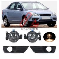 ราคา ฝาครอบไฟตัดหมอกด้านหน้าสําหรับ Ford Focus 2005 2006 รถ Abs ไฟตัดหมอกกรอบ Trim (53007617020)