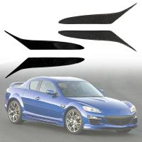 ราคา ไฟหน้าเปลือกตาคิ้วฝาครอบ Trim สําหรับ Mazda RX8 Coupe 2004-2008 ไฟหน้ารถเปลือกตาคิ้วฝาครอบ (57008202903)