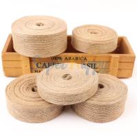 ราคา ริบบิ้นผ้ากระสอบ(ความยาว2เมตร) ริบบิ้นเชือกป่านธรรมชาติสำหรับทำงานฝีมือ ตกแต่ง DIY (24957060590)