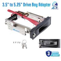 ราคา 3.5inch to 5.25Inch Drive Bay Adapter HDD SSD Mounting Bracket Internal Hard Disk Drive Mounting Bracket (29876951447)