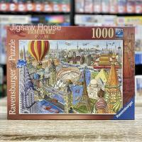 ราคา พร้อมส่ง-จิ๊กซอว์ Around the World in 80 daysแบรนด์ Ravensburger jigsaw puzzle 1000 ชิ้น (17369842004)