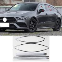 ราคา FIT FOR Mercedes-Benz CLA Shooting Brake X118 2020-2025 Stainless steel Exterior Window Molding Str (43179079853)