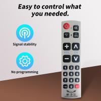 ราคา รีโมตคอนโทรลสากลปุ่มใหญ่ ใช้งานง่ายสําหรับ L*G Sam*sung S*ony Vizio Sharp Toshiba JVC Sanyo Zenith Panasonic Philips Hitachi RCA Hisense TCL และอื่น ๆ ใช้งานง่ายสําหรับผู้สูงอายุ (54652018095)