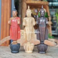 ราคา พร้อมส่ง‼️ พระไม้แกะสลัก พระปางห้ามสมุทร พระปางห้ามญาติ สูง14นิ้ว กว้าง 3.5นิ้ว แกะสลักจากไม้สัก (20865438238)