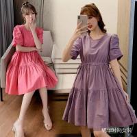 ราคา ชุดเดรส ชุดตุ๊กตานักเรียน a-Line กระโปรงแกว่งขนาดใหญ่ Slimmer ดูลดอายุพัฟแขนกระโปรงเค้กแขนชุดเอวแคบ (45257563665)