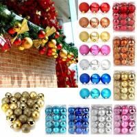 ราคา Christmas Tree Decoration Balls Ornaments 3cm 24Pcs ลูกบอลตกแต่งต้นคริสมาส ลูกบอลคริสมาส ของตกแต่ง ต้นคริสมาส คริสมาส (9203220335)