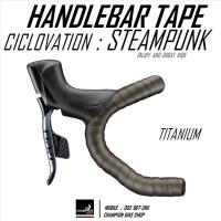 ราคา ผ้าพันแฮนด์เสือหมอบ CICLOVATION : ADVANCED LEATHER TOUCH - STEAMPUNK SERIES HANDLEBAR TAPE สี TITANIUM (24003043624)