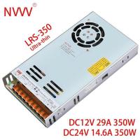 ราคา ✡NVVV LRS-350W 12V 29A Ultra-thin Adjustable Switching Power Supply With Cooling Fan AC to DC 12V 24 (28505270762)