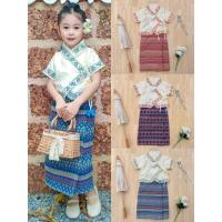 ราคา ชุดล้านนา ชุดพื้นเมืองเด็ก ชุดไทยเด็กใส่ไปโรงเรียน (26536295377)