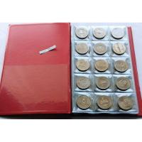 ราคา อัลบั้มเหรียญนิกเกิล 20 บาท ปี 2538-2567 ทั้งหมด 90 เหรียญ ไม่ซ้ำวาระ (24023473732)