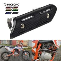 ราคา 4จังหวะป้องกันความร้อนไอเสียป้องกันสำหรับ husqvarna FE 250 350 450 501 husaberg FE 250 350 450 501 sherco SEF-R 300 250 (26457628342)
