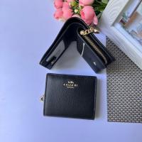 ราคา (สด-ผ่อน)กระเป๋าสตางค์C✩achใบสั้นของเเท้100% รุ่น2862สีดํา (26288925424)