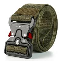 ราคา Genuine tactical belt quick release outdoor military belt soft real nylon sports accessories men and women black belt (21095751743)