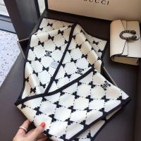 ราคา ผ้าพันคอยาวสำหรับผู้หญิง ทำจากผ้าไหมจำลอง สไตล์ Chanel เหมาะสำหรับฤดูใบไม้ผลิ (52350133711)