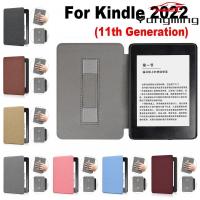 ราคา YANGMING สมาร์ท, Auto Sleep/Wake Funda C2V2L3 เกราะป้องกัน, กันกระแทกหนัง PU รองรับมือ 6 นิ้ว E-Reader Folio ฝาครอบสําหรับ Kindle 11th Gen 2022 ครอบคลุมเต็มรูปแบบ (58007974443)