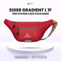 ราคา MERAH EIGER Gradient L 1F กระเป๋าคาดเอวผู้ชายสีแดงสีดํา (55500712404)