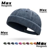 ราคา MAXG Beanies หมวก, ผ้าฝ้าย Brimless หมวกฮิปฮอป, แฟชั่นสีทึบปรับ Hip Hop Landlord หมวกผู้หญิง (54257269522)